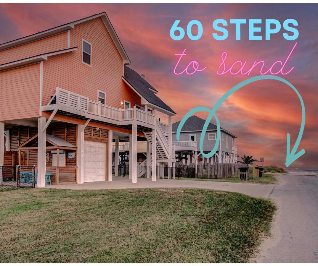 Willa Spring Break Specials! Front Row Views - Tiki Bar - Playground Bolivar Peninsula Zewnętrze zdjęcie